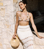 Adela Hand Crochet Midi Skirt | Ivory Dresses Cleobella 