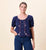 Adeline Blouse | Navy Tops Cleobella