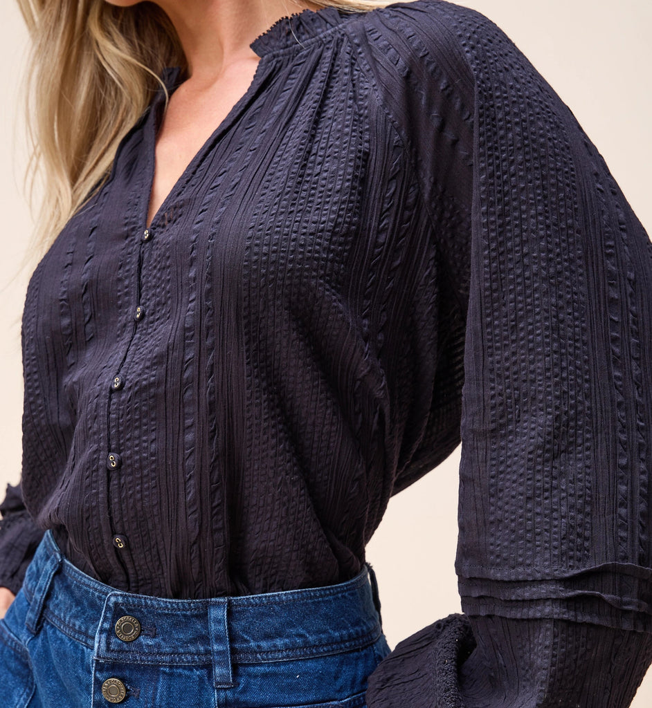Alicia Blouse | Black Tops Cleobella