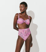 Beckett Top | Caymen Paisley Pink Swim-Top Cleobella 