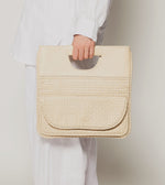 Clarisse Woven Clutch | Ivory Weekenders Cleobella