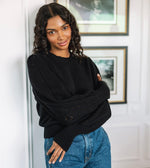 Felice Sweater | Black Tops Cleobella