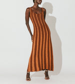 Ginger Hand Crochet Midi Dress | Terracotta Multi Dresses Cleobella 