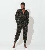 Janna Quilted Sweatpant | Black Multi Bottoms Cleobella