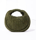 Jem Suede Small Hobo Handbag | Dark Green Totes Cleobella