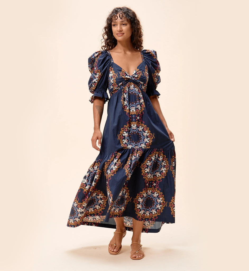 Jewel Ankle Dress | Venezia Blue Dresses Cleobella