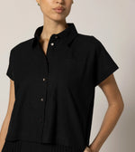 Kalora Blouse | Black Tops Cleobella