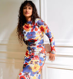 Katya Midi Dress | Foraged Violets Heather Cleobella