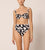 Kimber Bottom | Osaria Black/White Swim-Bottom Cleobella