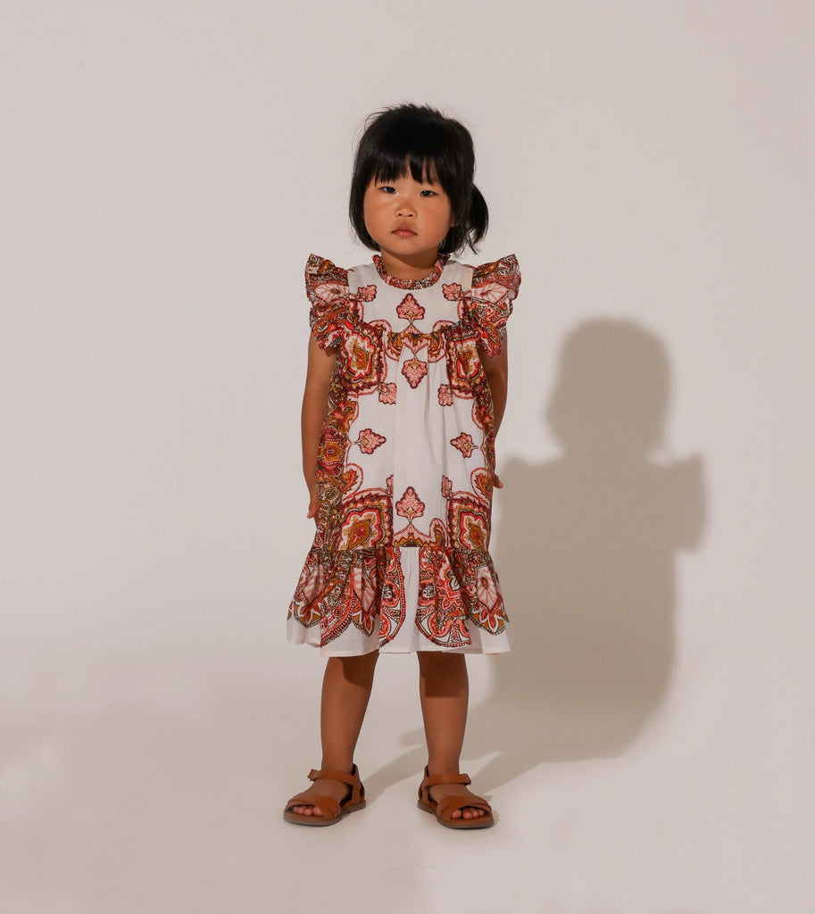 Littles Daisy Dress | Foulard Paisley Dresses Cleobella Littles