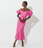 Malinda Midi Dress | Bright Pink Dresses Cleobella