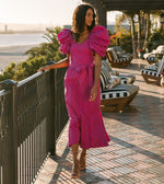 Malinda Midi Dress | Bright Pink Dresses Cleobella