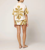 Marie Blouse | Floral Placed Print Tops Cleobella