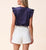 Maritza Blouse | Navy Tops Cleobella