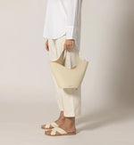 Mini Astrid Tote Bag | Ivory/Mocassin Totes Cleobella