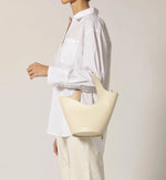 Mini Astrid Tote Bag | Ivory/Mocassin Totes Cleobella