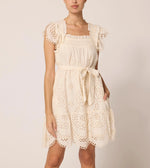 Mireya Mini Dress | Ivory Eyelet Dresses Cleobella