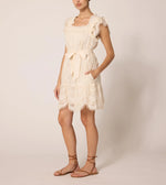 Mireya Mini Dress | Ivory Eyelet Dresses Cleobella