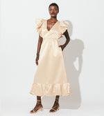 Odessa Midi Dress | Pale Champagne Dresses Cleobella