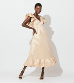 Odessa Midi Dress | Pale Champagne Dresses Cleobella