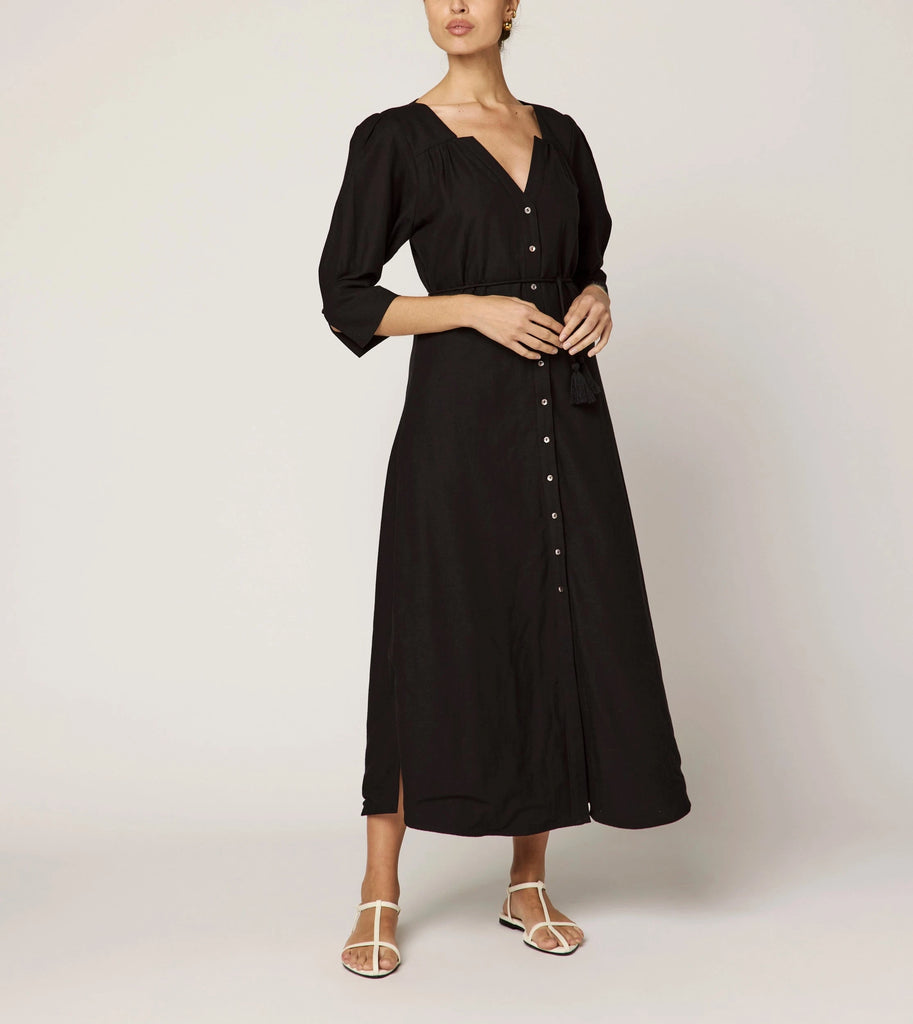 Paria Midi Dress | Black Dresses Cleobella