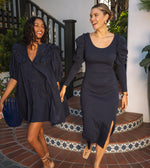 Sandra Midi Dress | Navy Dresses Cleobella 