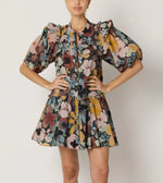Tatiana Mini Dress | Foraged Violets Dresses Cleobella