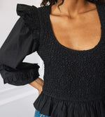 Veronika Blouse | Black Tops Cleobella