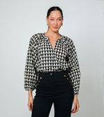 Wesley Blouse | Black Triangle Tops Cleobella