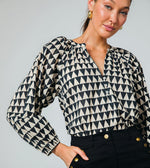 Wesley Blouse | Black Triangle Tops Cleobella