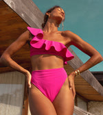 Alice Bottom | Magenta Swim-Bottom Cleobella