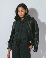 ASHER LEATHER JACKET Jackets Cleobella