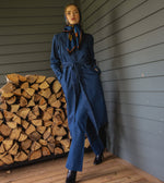 Cara Trench | Medium Wash Indigo Jackets Cleobella