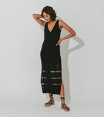 Diah Crochet Midi Dress | Black Dresses Cleobella