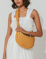 Dylan Woven Handbag | Camel Totes Cleobella