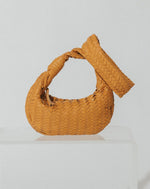 Dylan Woven Handbag | Camel Totes Cleobella