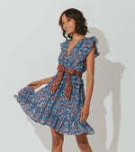 Elara Mini Dress | Lazuli Dresses Cleobella | Sundress | Bright Summer Dress | Summer Vacation Dress |