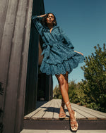 Fiona Mini Dress | Lapis Eyelet Dresses Cleobella