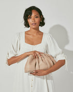 Gigi Woven Clutch | Bone Clutches Cleobella