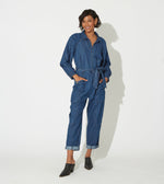 Haisley Jumpsuit | Medium Wash Dresses Cleobella | Sustainable fashion | Sustainable Jumpsuits | Ethical Clothing |