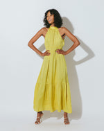 Margot Ankle Dress | Chartreuse Dresses Cleobella