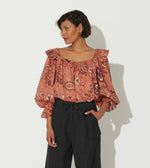 Neve Blouse | Rhode Paisley Tops Cleobella | Sustainable fashion | Sustainable Blouses | Ethical Clothing |