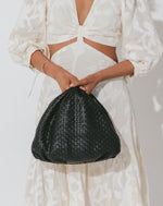Nia Woven Handbag | Black Totes Cleobella
