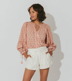 Rue Blouse | Petal Tops Cleobella | blouses for women | pattern blouse | floral blouse |
