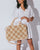 Weekender | Checkered Beige Weekenders Cleobella