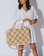 Weekender | Checkered Beige Weekenders Cleobella 