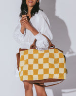 Weekender | Checkered Mustard Weekenders Cleobella 