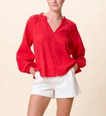 Alicia Blouse | Goji Berry Tops Cleobella 