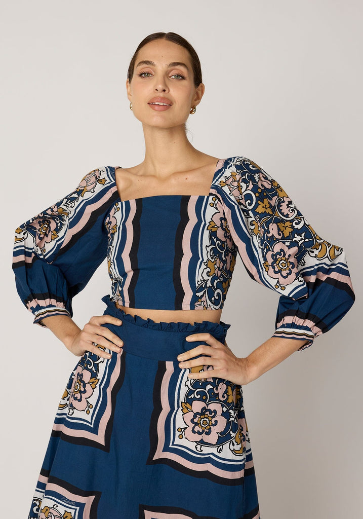 April Top | Floral Anise Tops Cleobella 