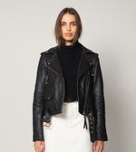 Asher Leather Jacket | Black Jackets Cleobella 